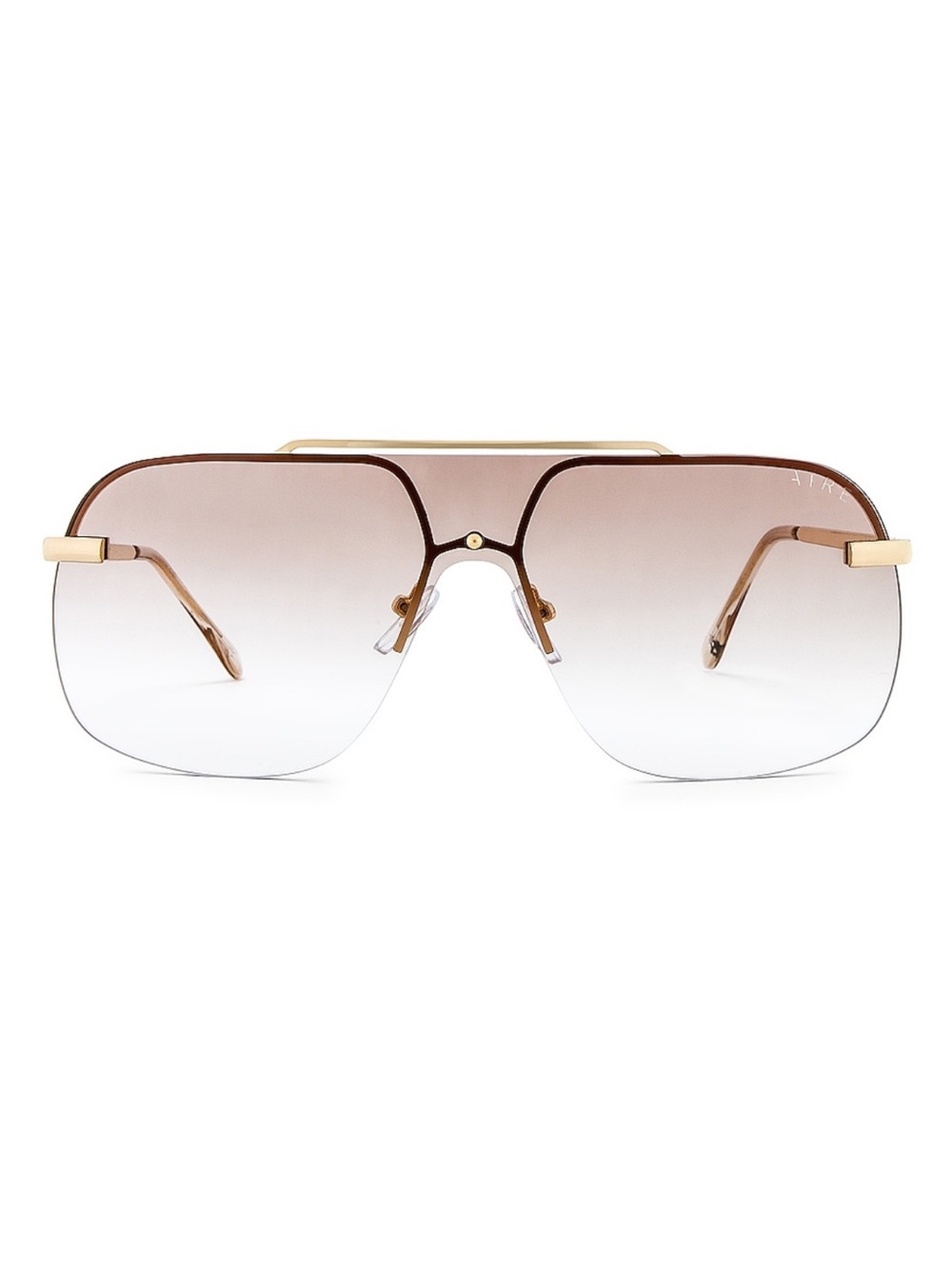 AIRE sunglasses Venatici in bright gold & light brown